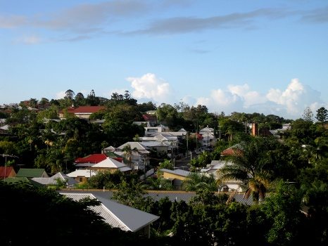 The view from Ben & Skye's apartment in the Valley