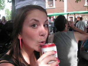 Me enjoying some Red Stripe Me enjoying some Red Stripe