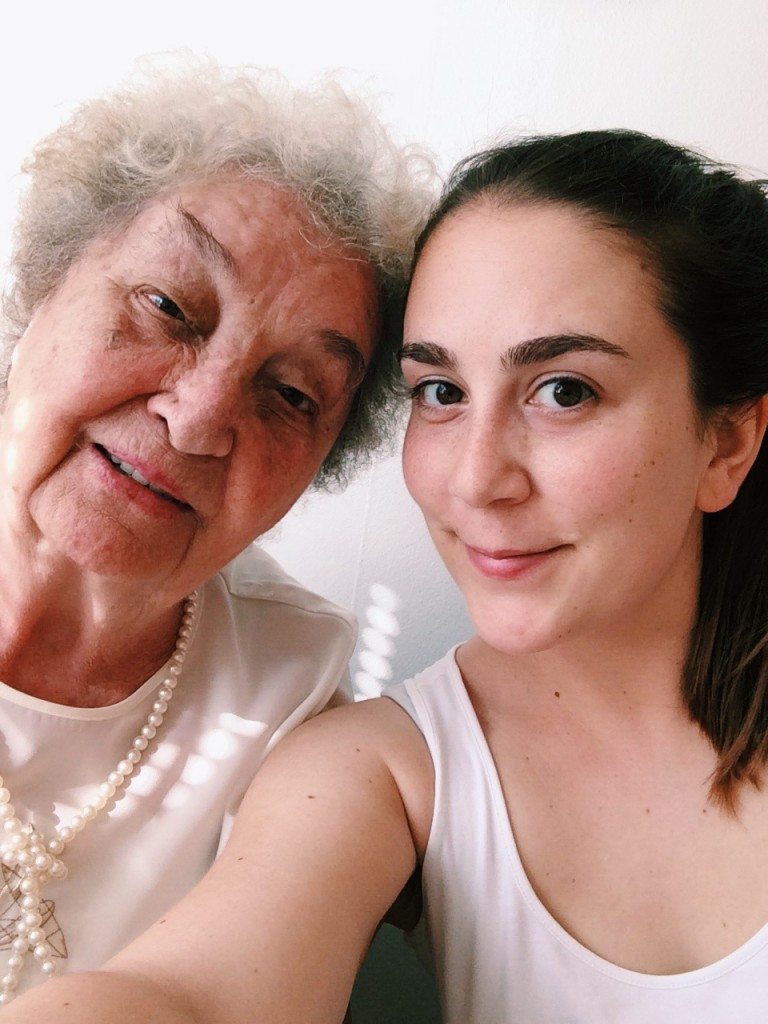Granny & me on her birthday